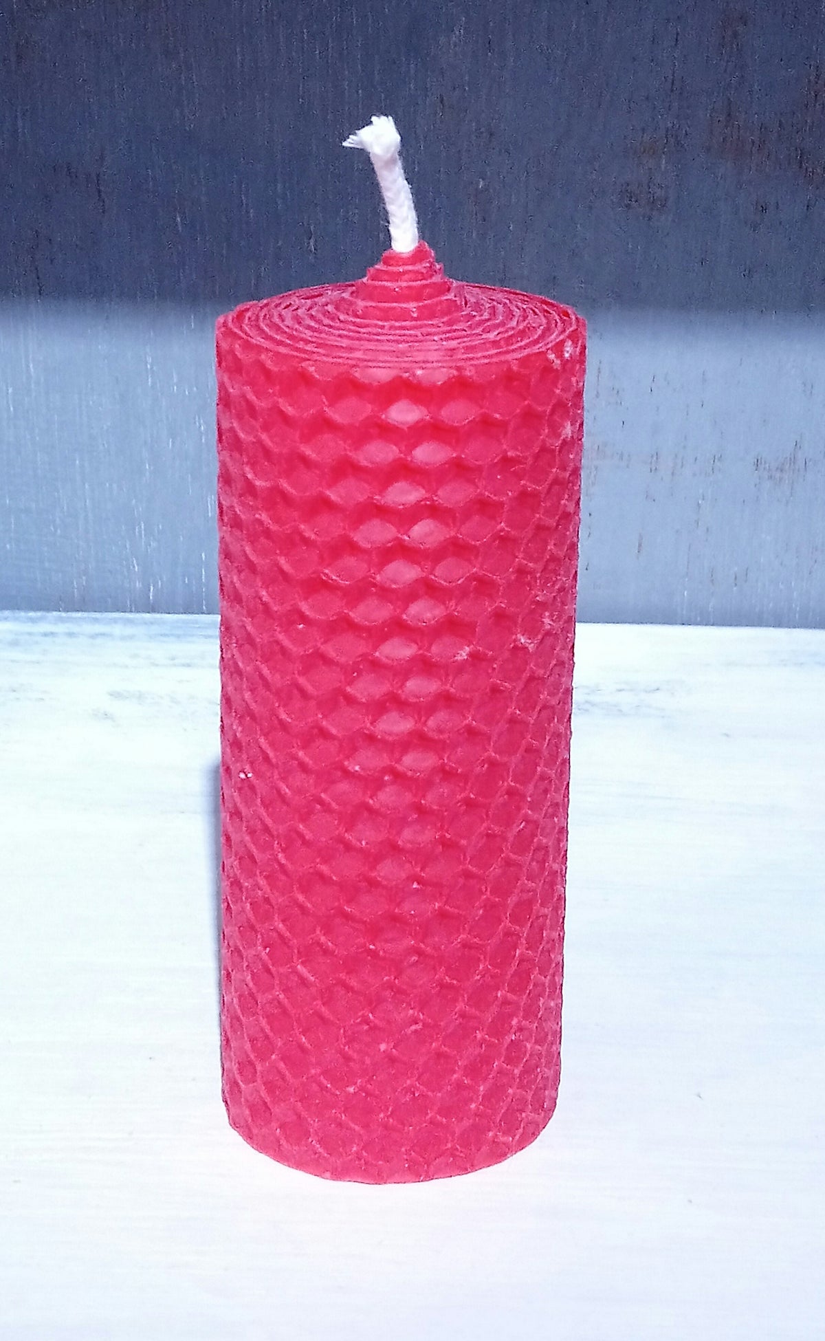 Traditional Church Beeswax Candle Made in Scotland by Beesy`s Beeswax Candles