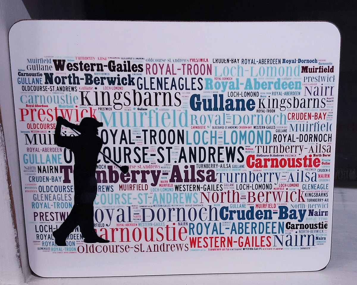 WordArt Scottish Placemats