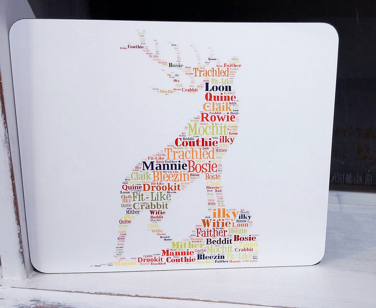 WordArt Scottish Placemats