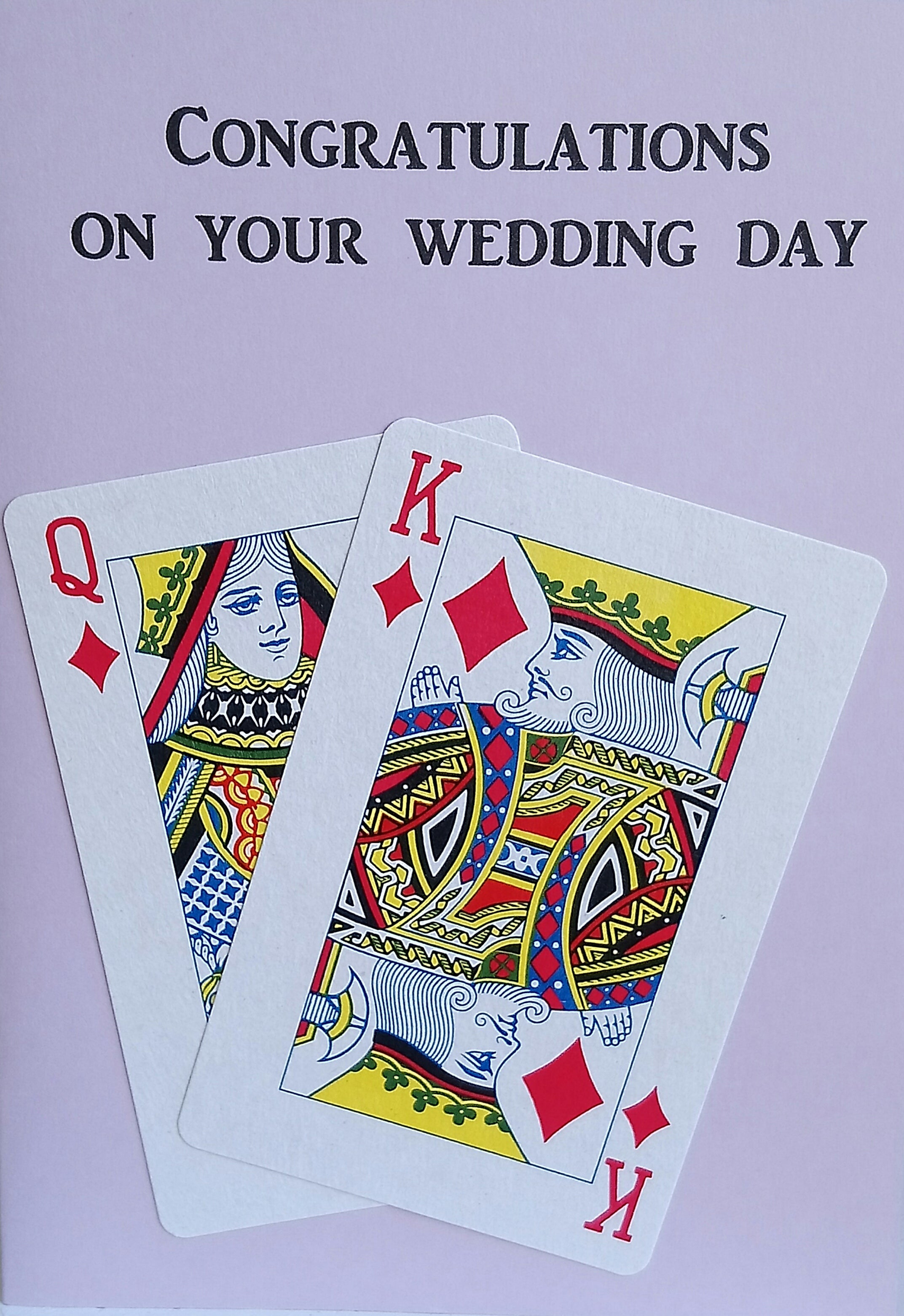 'Shuffle the Deck' Handmade Wedding Cards