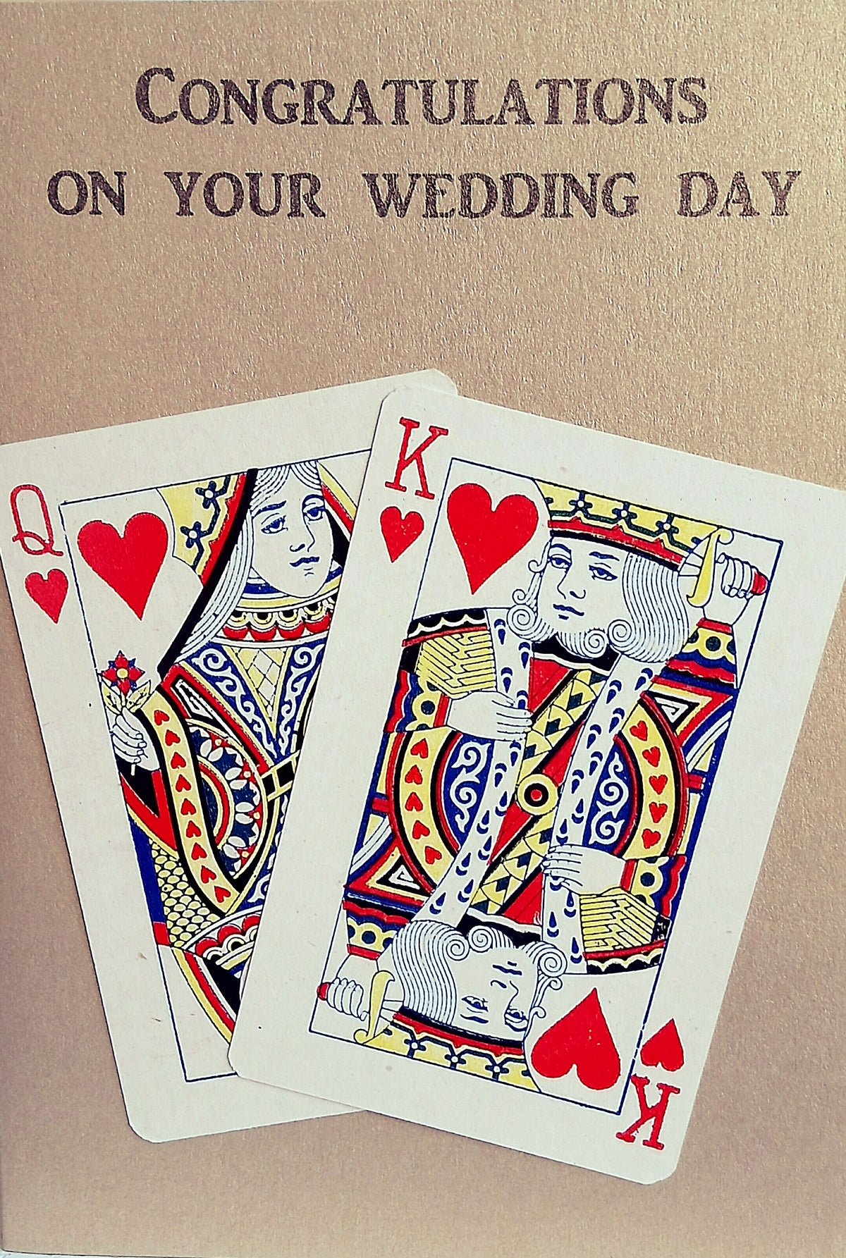 'Shuffle the Deck' Handmade Wedding Cards