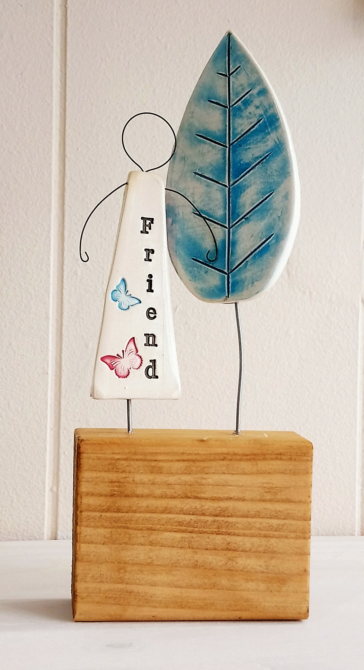 Sunshine Sculptures with handstamped words by Deborah Cameron Creative Artist