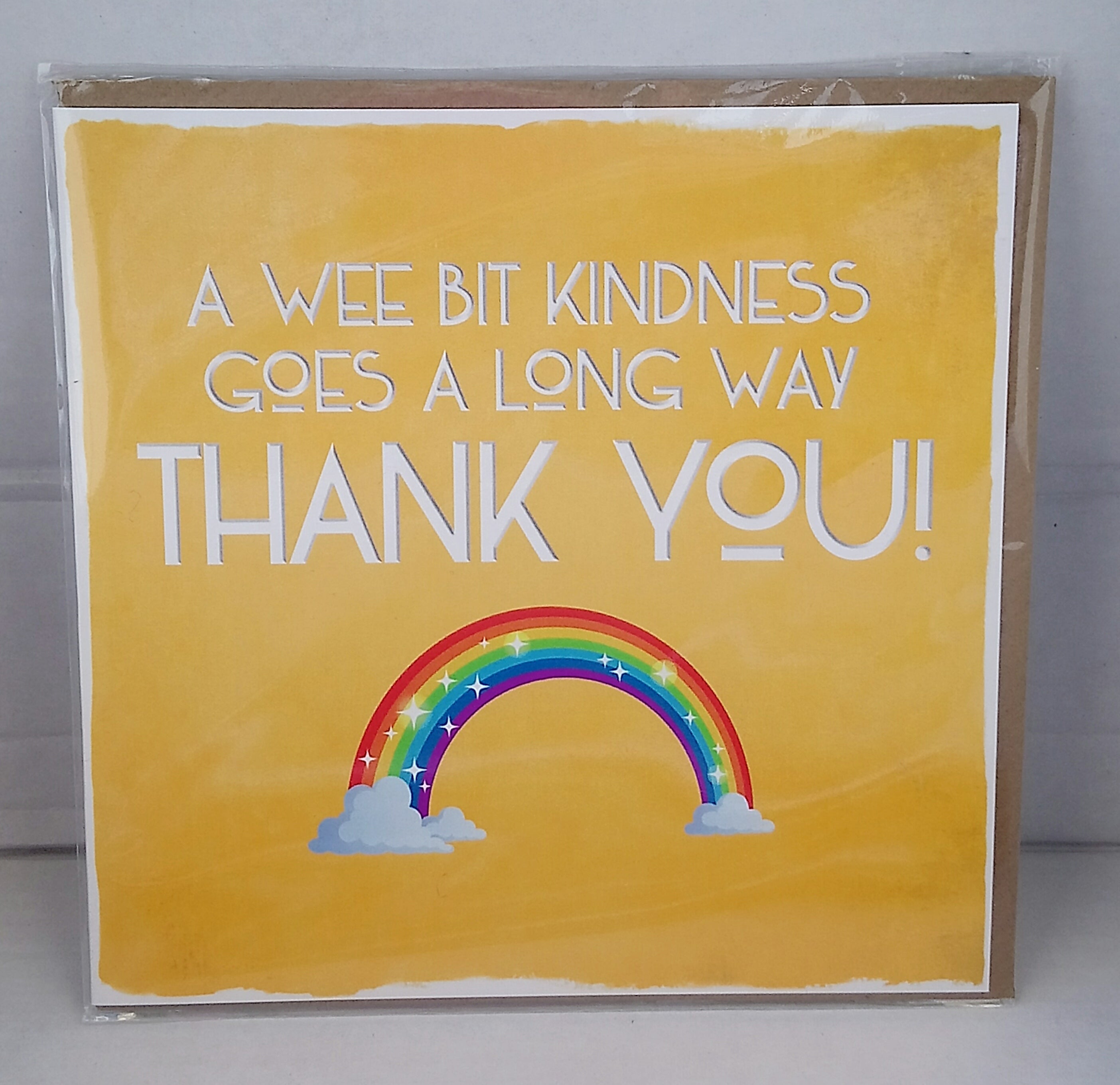 A wee bit of Kindness Thank You card by Truly Scotland