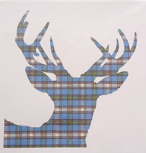 Tartan Scottish Stag Cards by Alan Craig Design