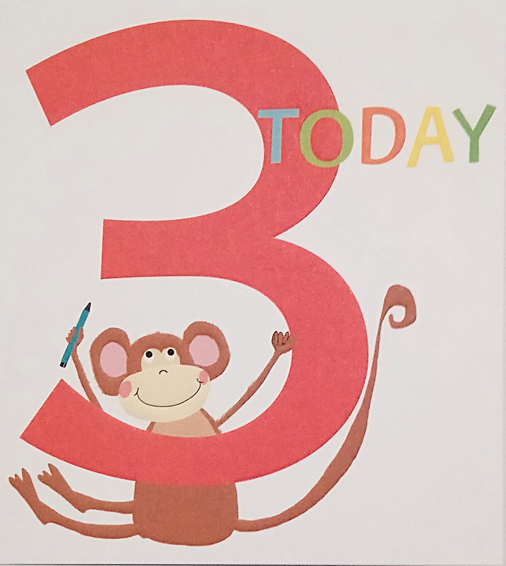 Kids Age Birthday cards 1 - 6years by Liz & Pip