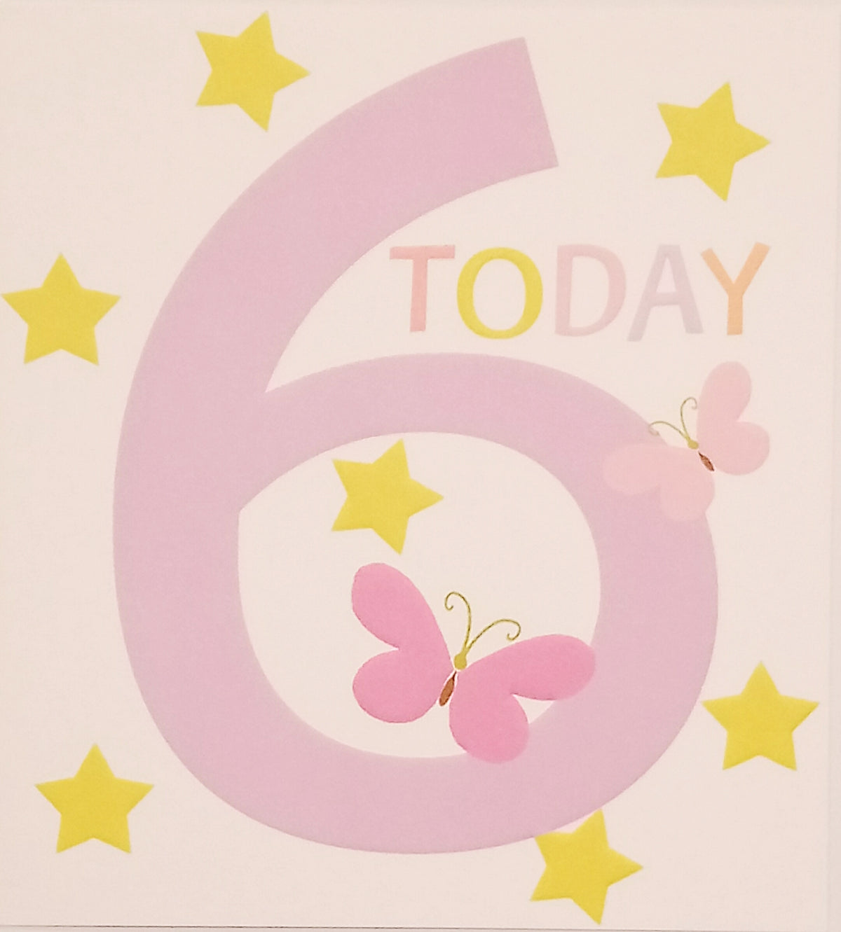Kids Age Birthday cards 1 - 6years by Liz & Pip