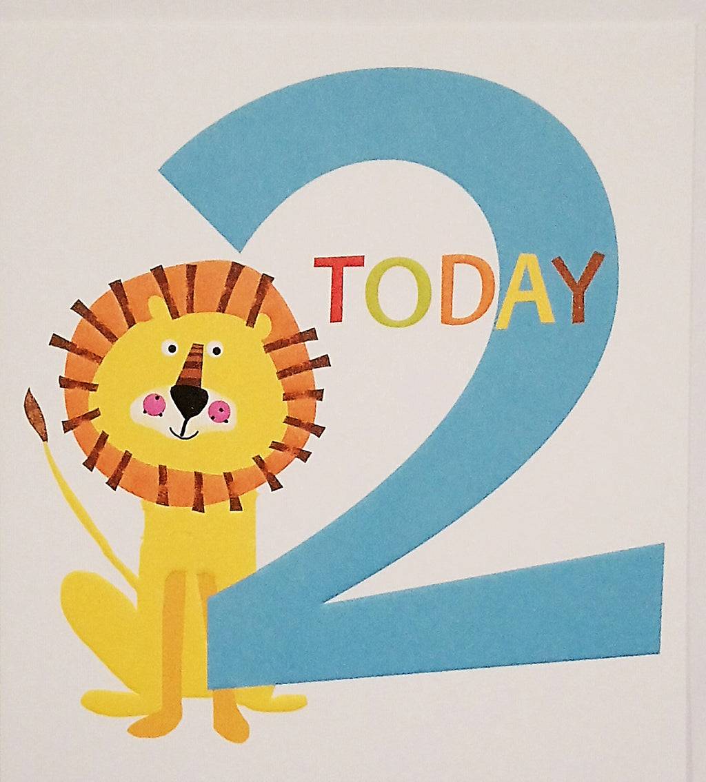 Kids Age Birthday cards 1 - 6years by Liz & Pip
