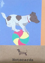 Load image into Gallery viewer, Dog &amp; Cat Pack of 6 Mixed Notelets by linocut artist Babs Pease
