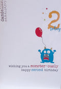 Kids Birthday Dandelion Age 2-10yrs Cards