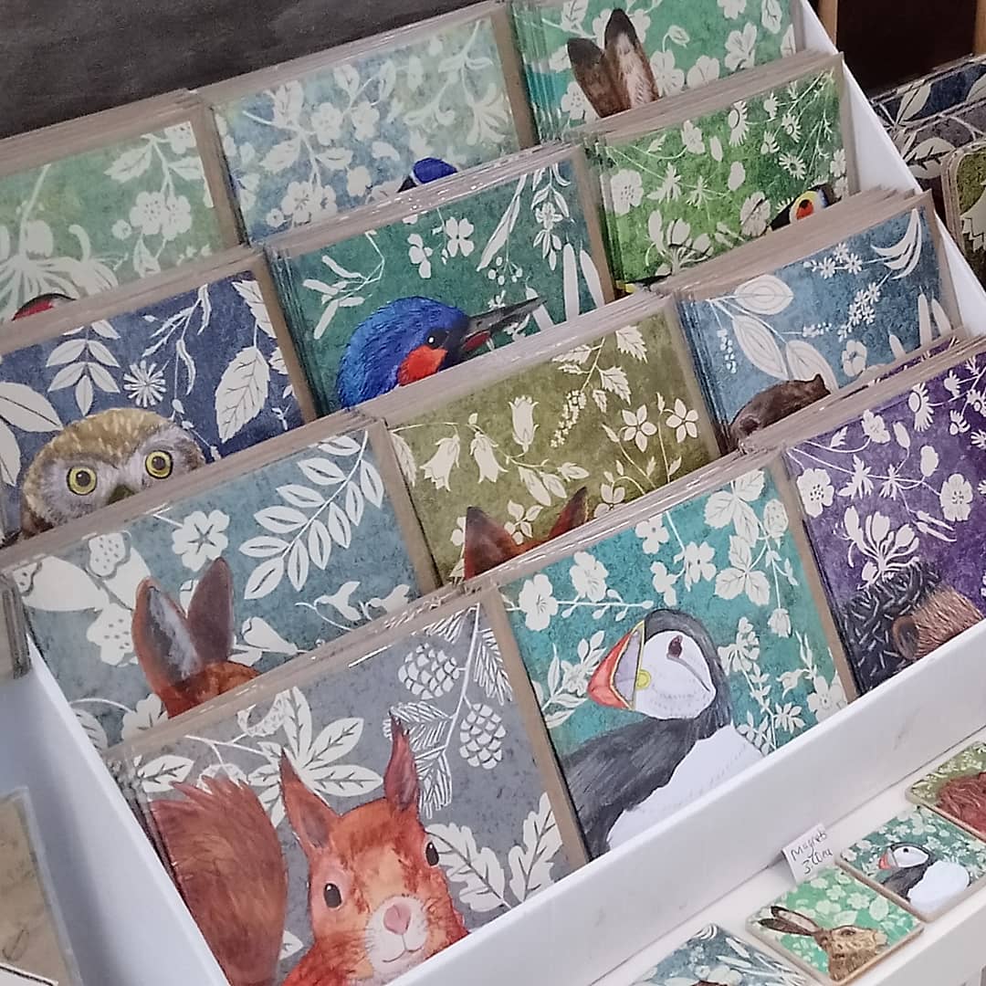 Wild Wood Bird Cards by Perkins & Morley