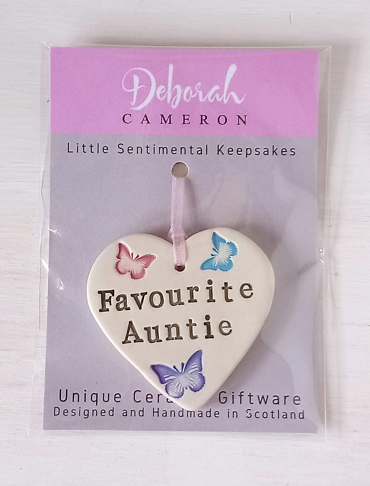 Little Sentimental Keepsake Hearts - Handmade Ceramics by Deborah Cameron - Made in Scotland