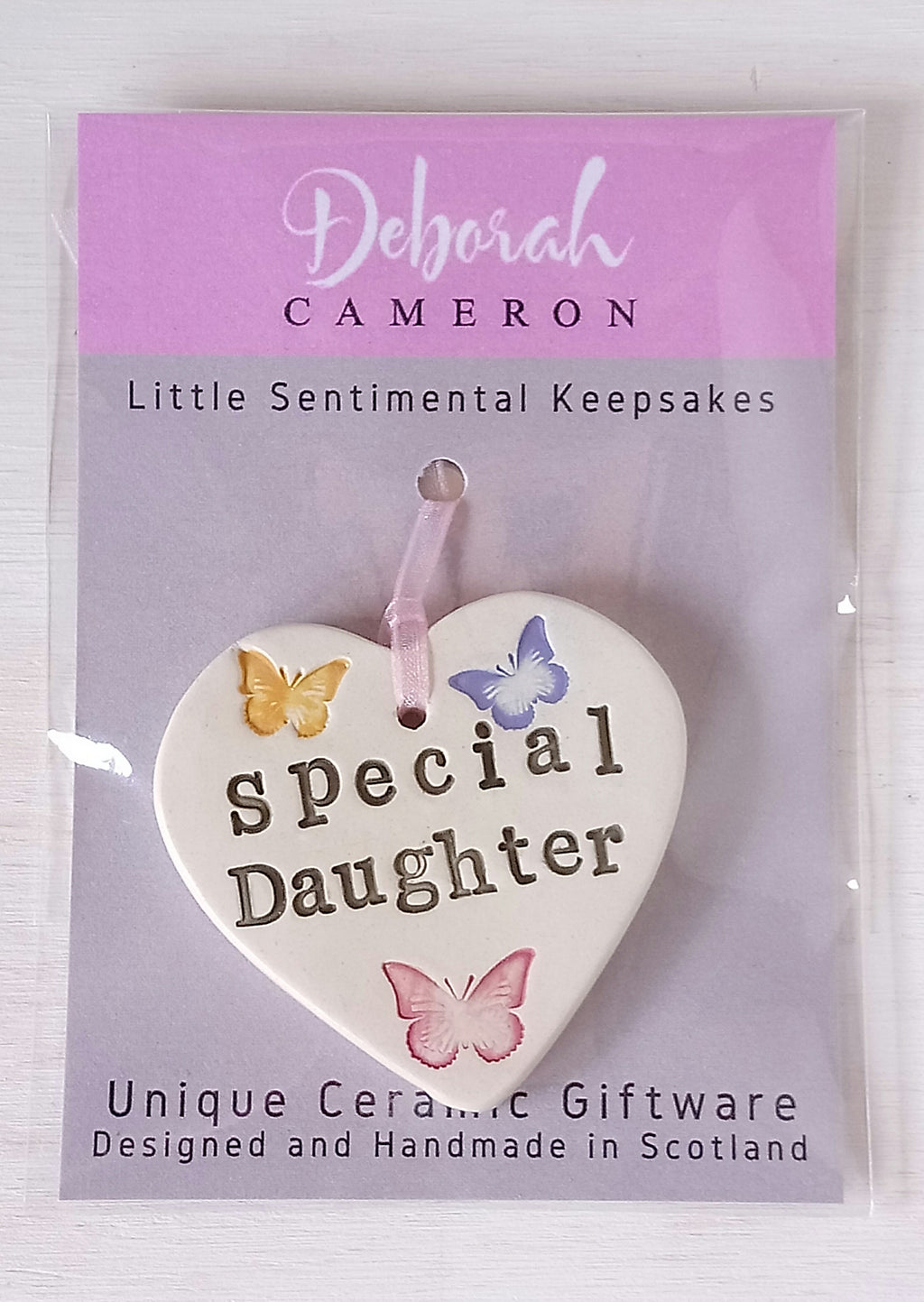 Little Sentimental Keepsake Hearts - Handmade Ceramics by Deborah Cameron - Made in Scotland