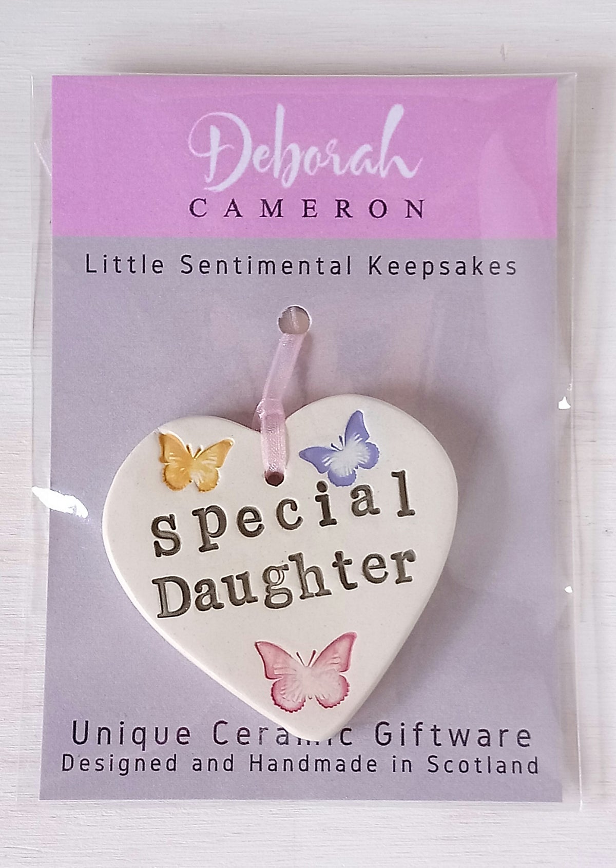 Little Sentimental Keepsake Hearts - Handmade Ceramics by Deborah Cameron - Made in Scotland