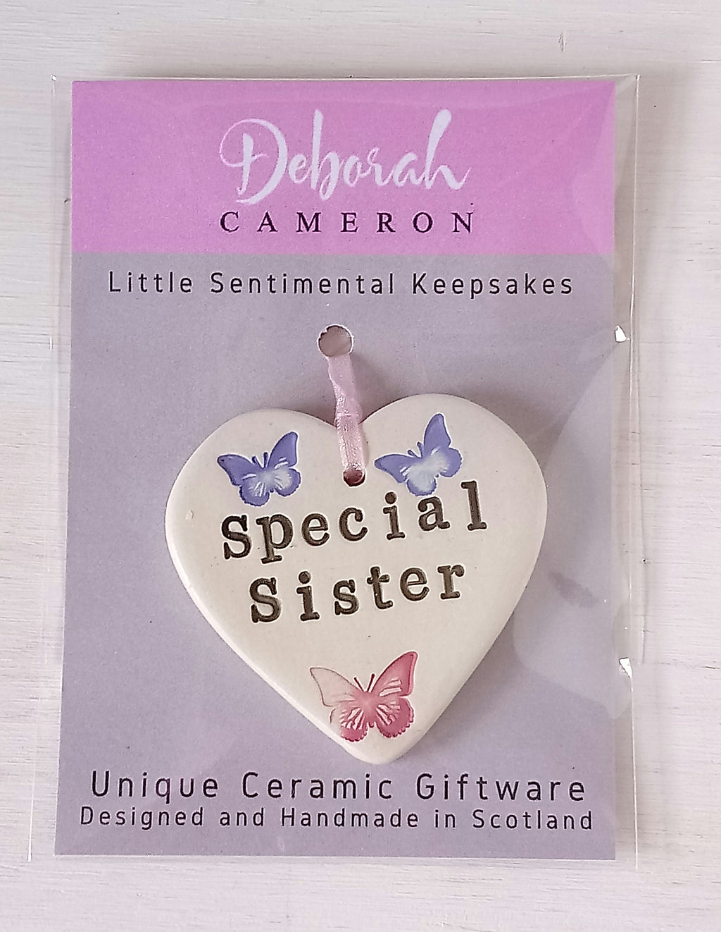 Little Sentimental Keepsake Hearts - Handmade Ceramics by Deborah Cameron - Made in Scotland