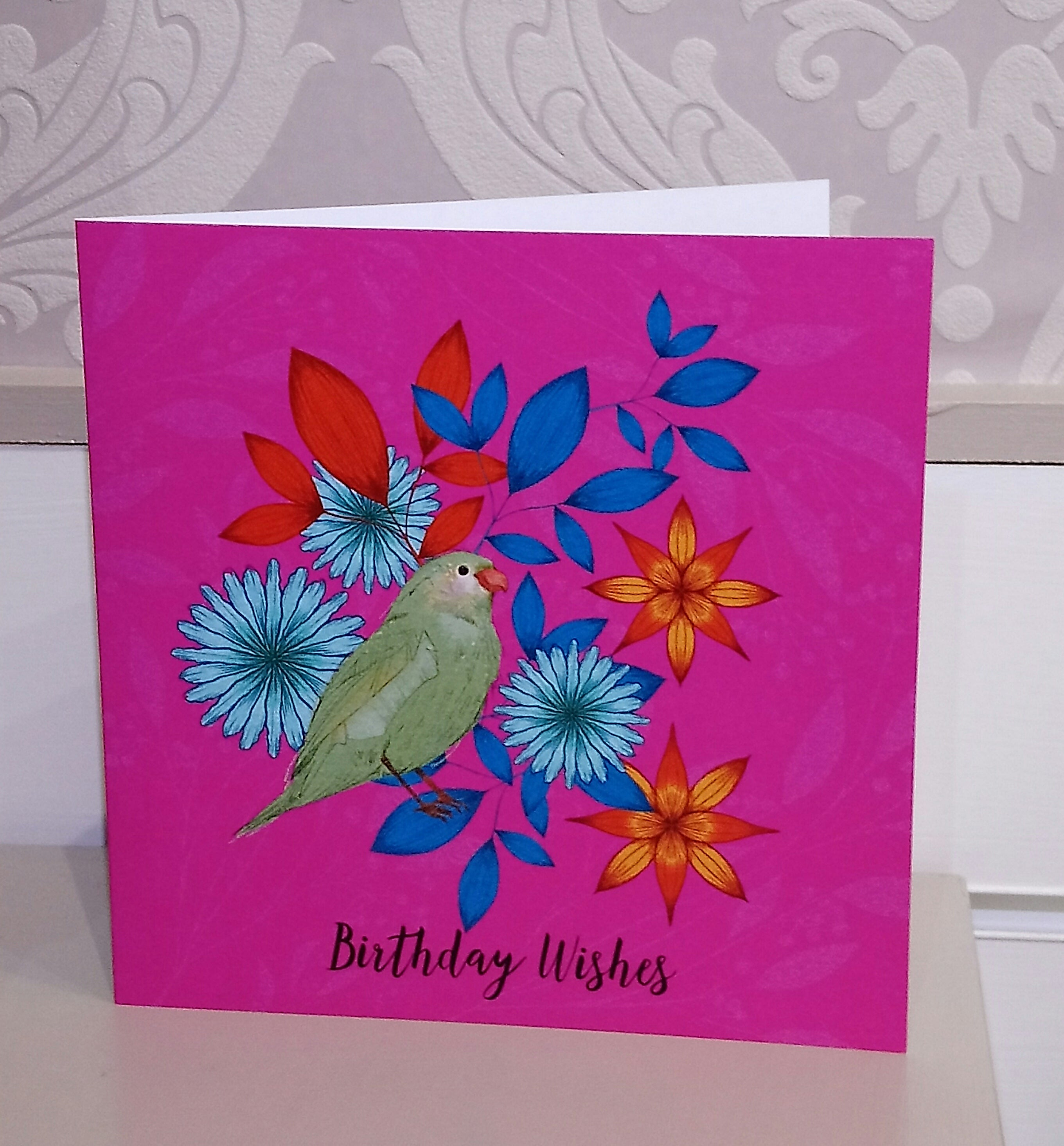 'Birthday Wishes' Pink Card SPR2231 designed by Ilana Ewing