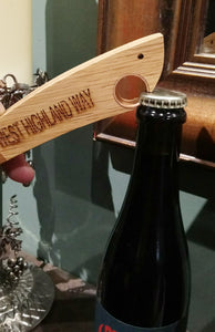 West Highland Way 'Shark' Beer Bottle Opener made from Upcycled Whisky Barrels