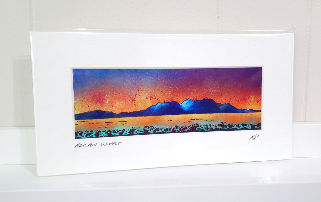 Arran Collection Small Mounted Prints by Andy Peutherer