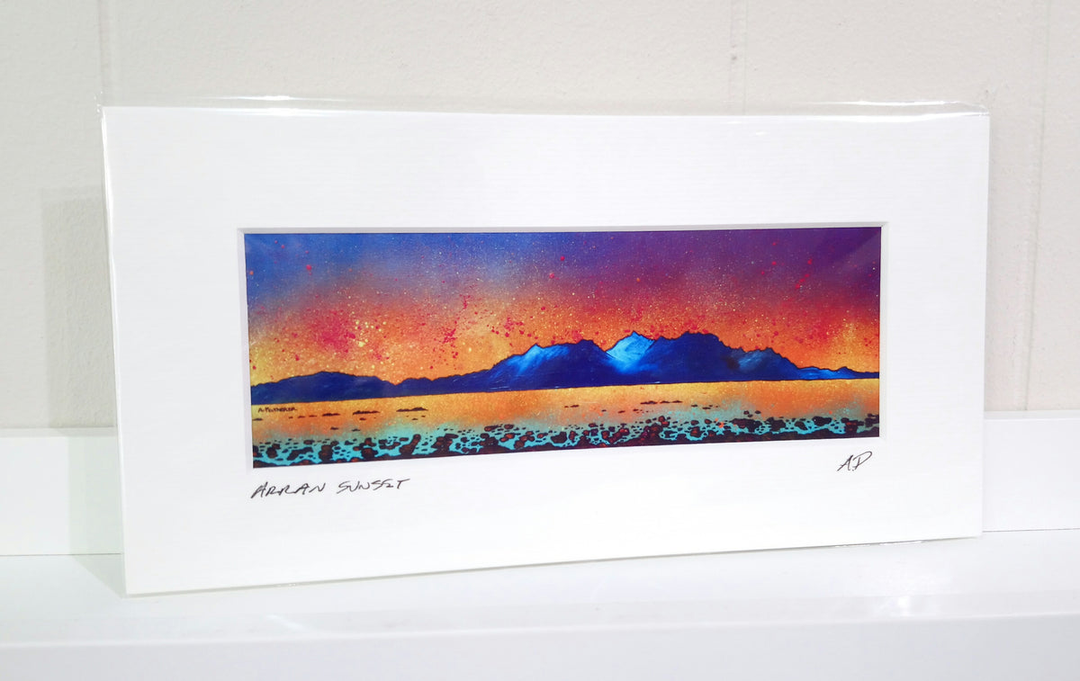 Arran Collection Small Mounted Prints by Andy Peutherer