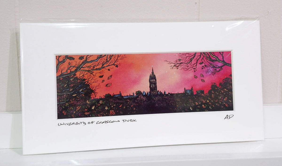 Glasgow Small Mounted Prints by Andy Peutherer