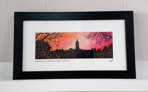 Glasgow Small Framed Prints by Artist Andy Peutherer