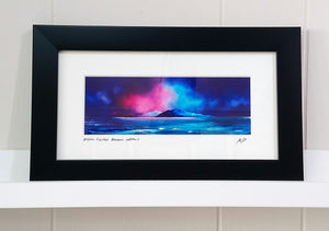 'Mull Dusk from Oban' Small Framed Print by Andy Peutherer