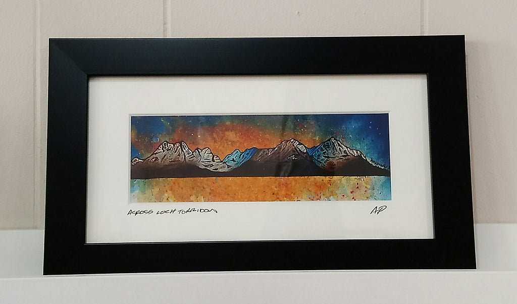 Loch Torridon Scottish Highlands Small Framed Print by Andy Peutherer