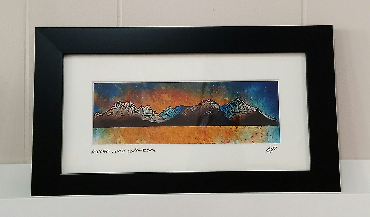 Loch Torridon Scottish Highlands Small Framed Print by Andy Peutherer