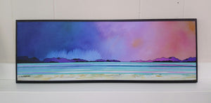 UIG BAY SUMMER, ISLE OF LEWIS, HEBRIDES Large Block Mounted Print by Andy Peutherer