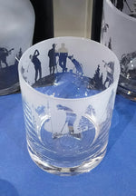Load image into Gallery viewer, WHISKY TUMBLER - GOLF SCENE
