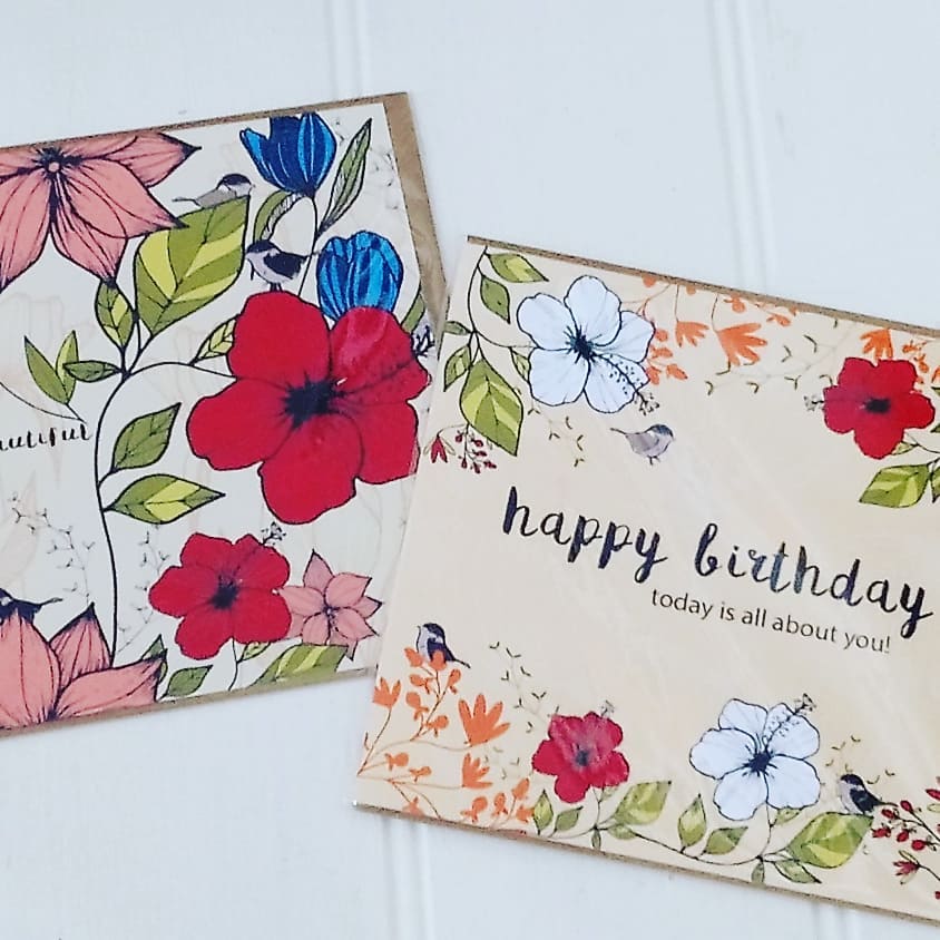 Happy Birthday 'Today it's all about you' Cards designed by Ilana Ewing