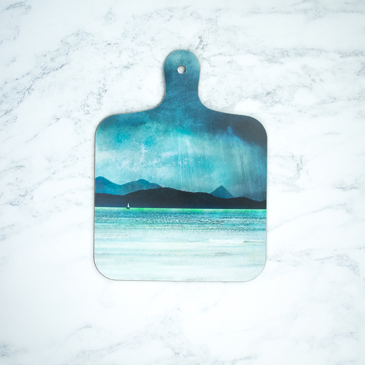 Small Scottish Landscape Chopping Boards by Cath Waters