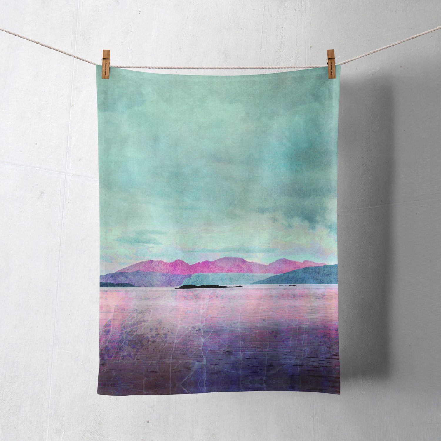 Isle of Arran Cotton Tea Towel by Cath Waters