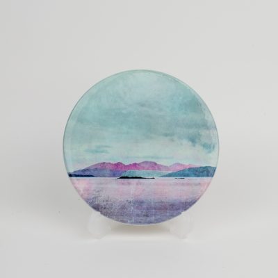 Ceramic Scottish Landscape Coaster - Cath Waters