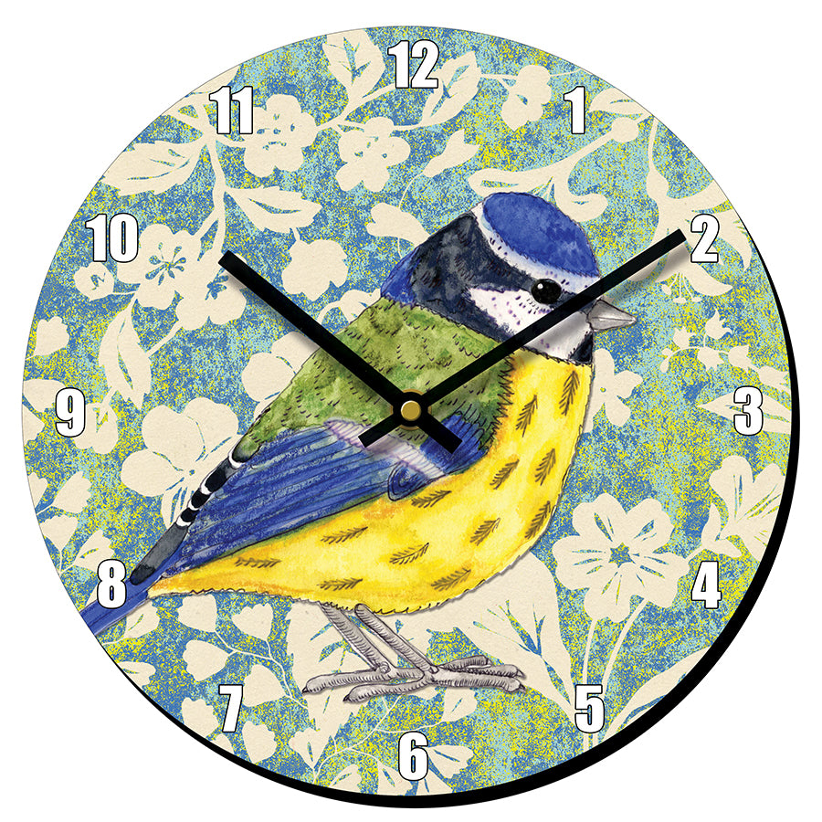 Blue Tit Clock by Perkins & Morley