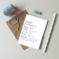 'Best Dad' Father's Day Always Sparkle - Just Words Card