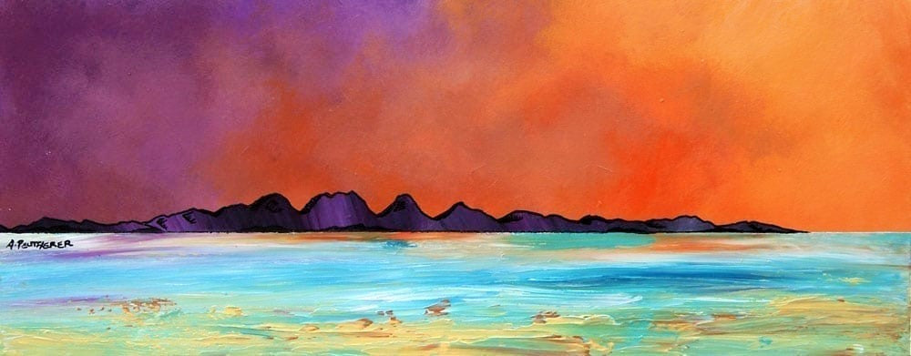 Jura Small Mounted Prints by Andy Peutherer