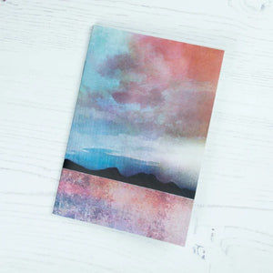 Jura from Mull of Kintyre A6 Notebook by Cath Waters
