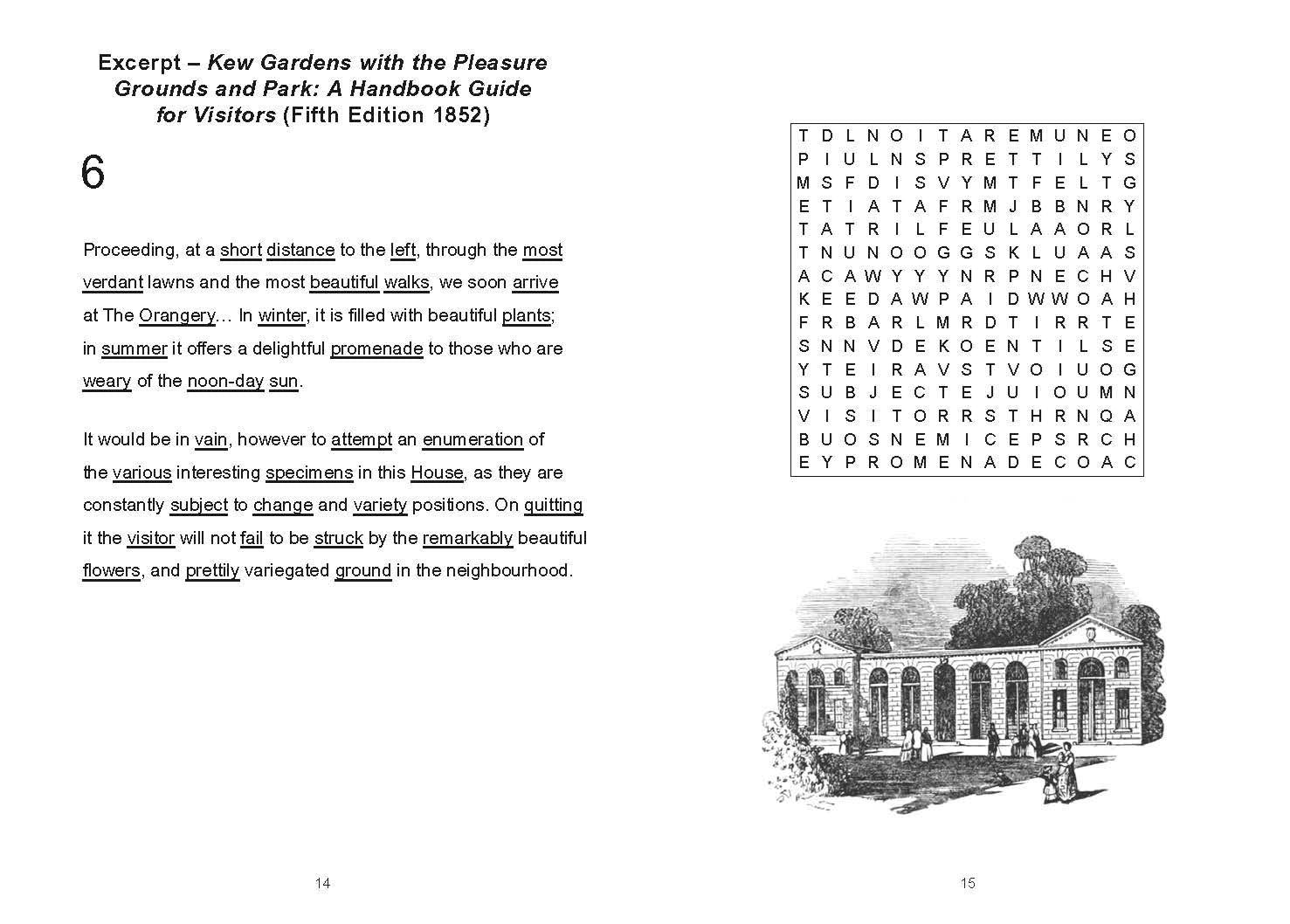 KEW GARDENS BOOK OF WORDSEARCH PUZZLES