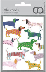 Load image into Gallery viewer, Pack of 5 Little Cat / Dog Cards - Blank by Cinnamon Aitch
