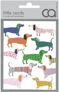 Pack of 5 Little Cat / Dog Cards - Blank by Cinnamon Aitch