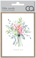 Thank You Pack of 5 Little Cards - Blank by Cinnamon Aitch