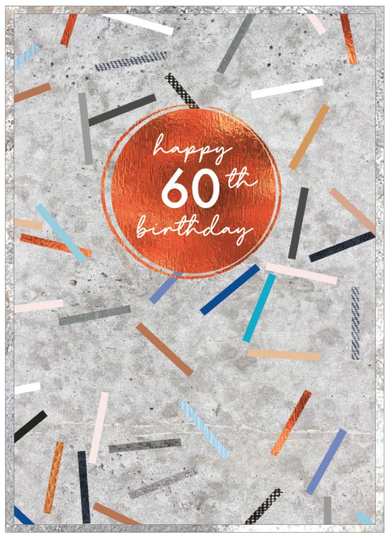 Cobalt Age Birthday Cards 16 - 70 yrs