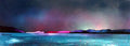 Loch Ness from Urqhart Castle Small Mounted Print by Andy Peutherer
