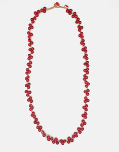 Pretty Pink Acai Berry Long Necklaces Made from Seeds