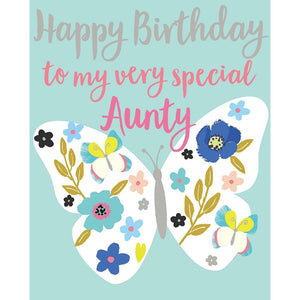 Special Aunty Birthday Card by Liz & Pip