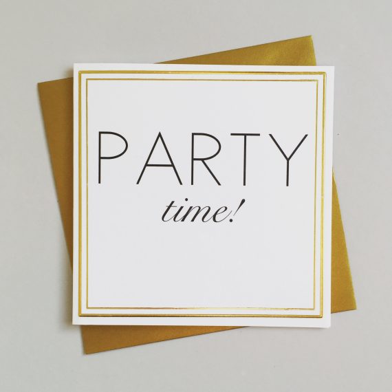 Birthday Always Sparkle - Luxe SQ Gold Rimmed Cards
