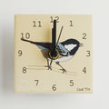 Mini Coal Tit Clock by Dibujo Design
