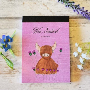 Mini Highland Cow Notebook by Deborah Cameron