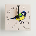 Mini Blue Tit Clock by Dibujo Design