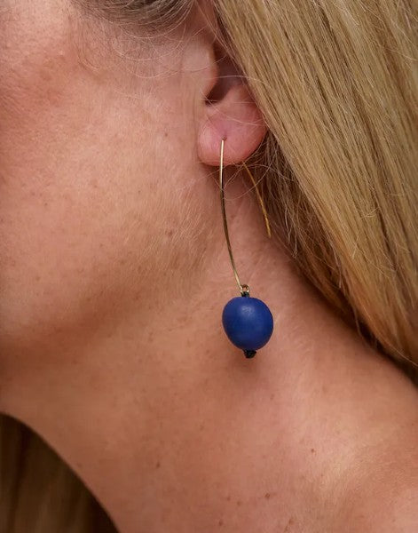 Minimal Drop Earrings Made by Pretty Pink Eco Jewellery